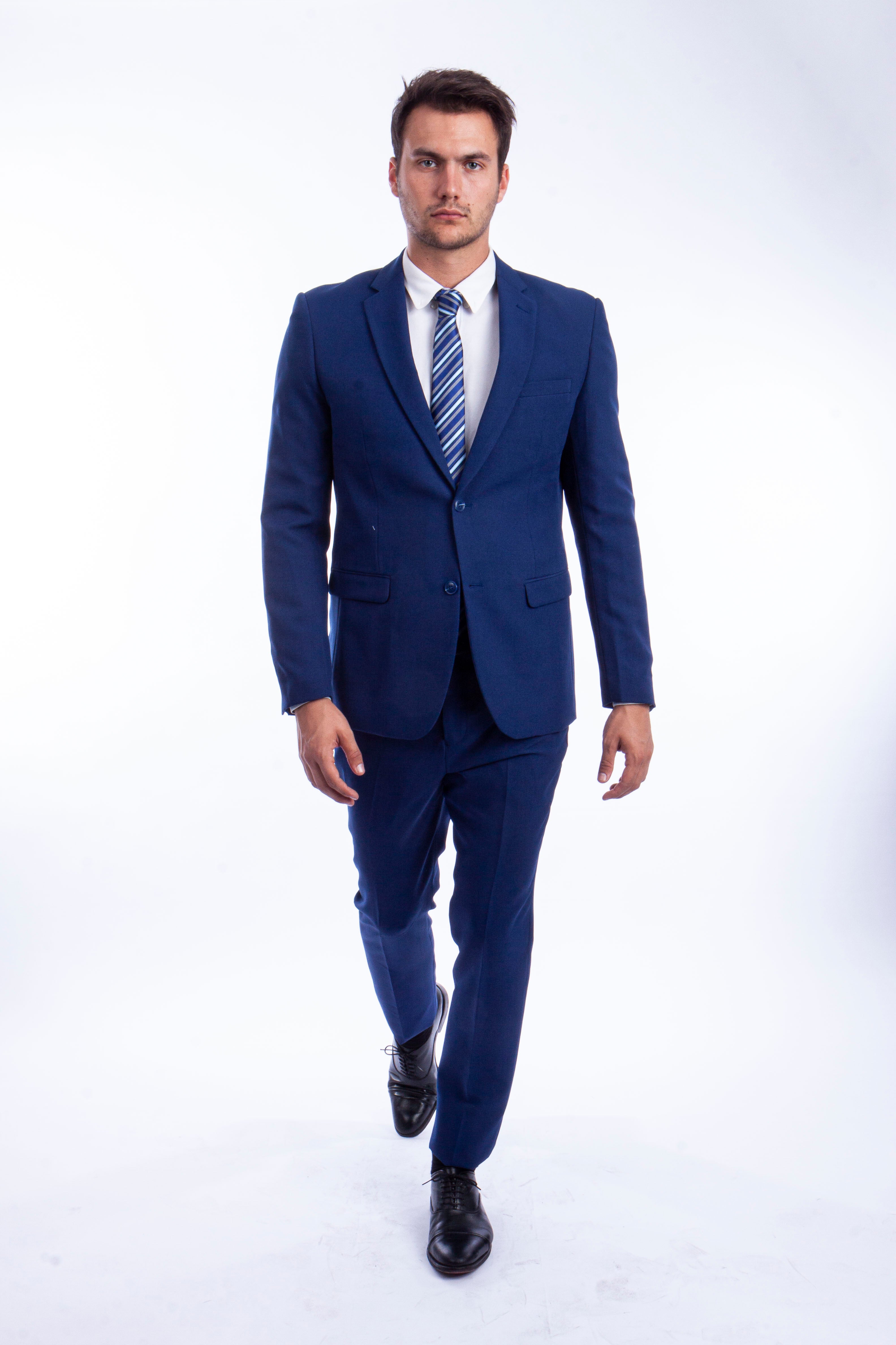 Blue Suit For Men Formal Suits For All Ocassions Blue / 34S/28W / M301H-04 Blue Suit For Men Formal Suits For All Ocassions Blue / 34S/28W / M301H-04