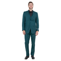 Men's Slim-Fit 3pc Suit, Notch Lapel