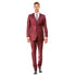 Men's Hybrid-Fit 3pc Sharkskin Suit w/ Expandable Waistband