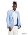 Men's Floral Slim-Fit Blazer w/ Shawl Lapel