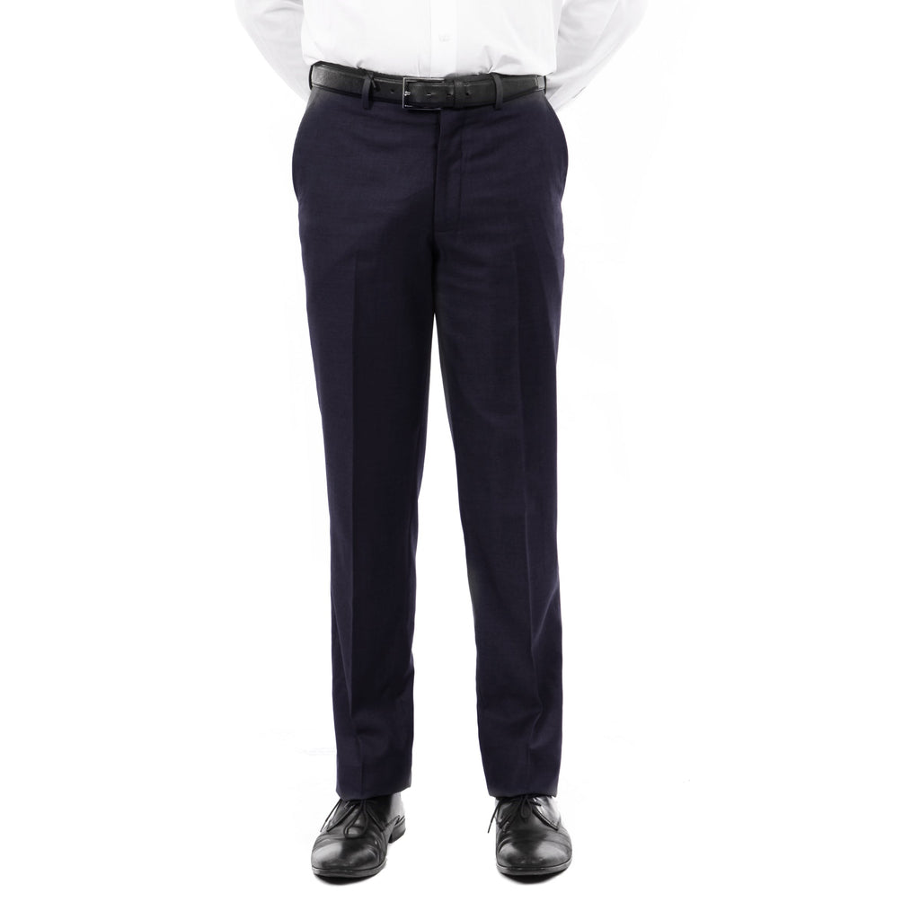 Slim Fit Hemmed Bottom Dress Pants Solid Navy Shannonformalwear.com Slim Fit Hemmed Bottom Dress Pants Solid Navy Shannonformalwear.com