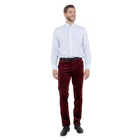 Men's Slim-fit Velvet Suits Separates, Pants