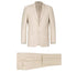 201-3 Men's Beige 2-Piece Single Breasted Notch Lapel Suit