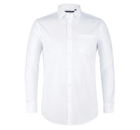 TC01 Men's Classic/Regular Fit Long Sleeve Spread Collar Dress Shirt