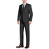 201-1 Men's Black 2-Piece Single Breasted Notch Lapel Suit