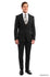 Black Solid 3-PC Ultra Slim Fit Suits For Men