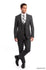 Gray Solid 3-PC Ultra Slim Fit Suits For Men