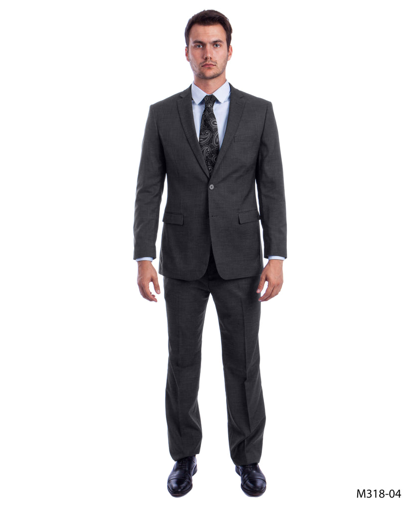 Dk.Gray Suit For Men Formal Suits For All Ocassions Dk.Gray / 44S/38W / M318-04