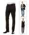 Zegarie Suit Separates Tan Solid Men's Dress Pants