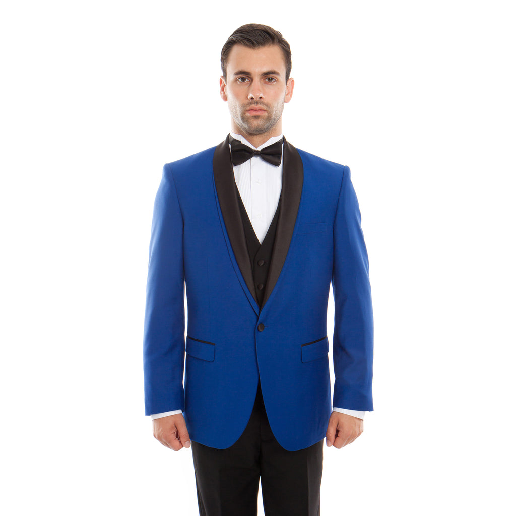 Shawl Collar Tuxedo Solid Slim Fit Prom Tuxedos For Men