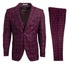 Burgundy Stacy Adams Men's Suit