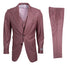 Salmon Stacy Adams Men's Suit