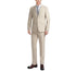 201-3 Men's Beige 2-Piece Single Breasted Notch Lapel Suit